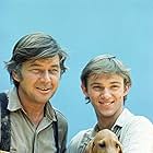 Richard Thomas and Ralph Waite in The Waltons (1972)