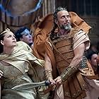 Mads Mikkelsen and Alexa Davalos in Clash of the Titans (2010)