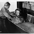 Clint Eastwood and Billy Curtis in High Plains Drifter (1973)