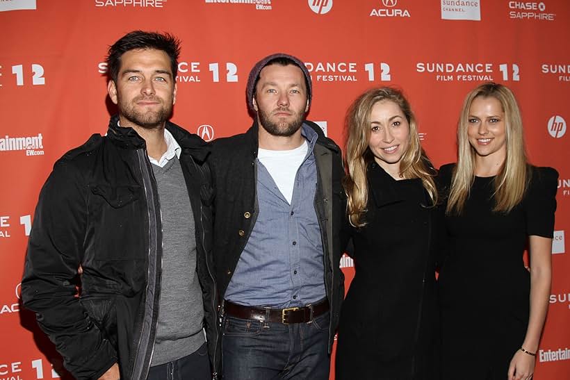 Joel Edgerton, Felicity Price, Antony Starr, and Teresa Palmer at an event for Wish You Were Here (2012)