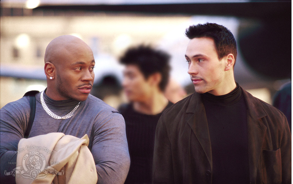 Chris Klein and LL Cool J in Rollerball (2002)