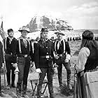 Henry Fonda, John Wayne, Pedro Armendáriz, Miguel Inclán, Victor McLaglen, George O'Brien, and Grant Withers in Fort Apache (1948)