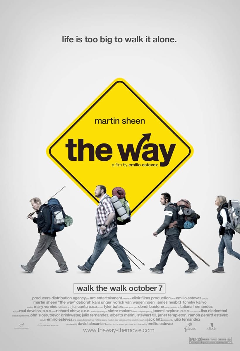 Emilio Estevez, Martin Sheen, Deborah Kara Unger, Tchéky Karyo, and Spencer Garrett in The Way (2010)