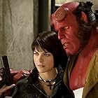 Ron Perlman and Selma Blair in Hellboy II: The Golden Army (2008)
