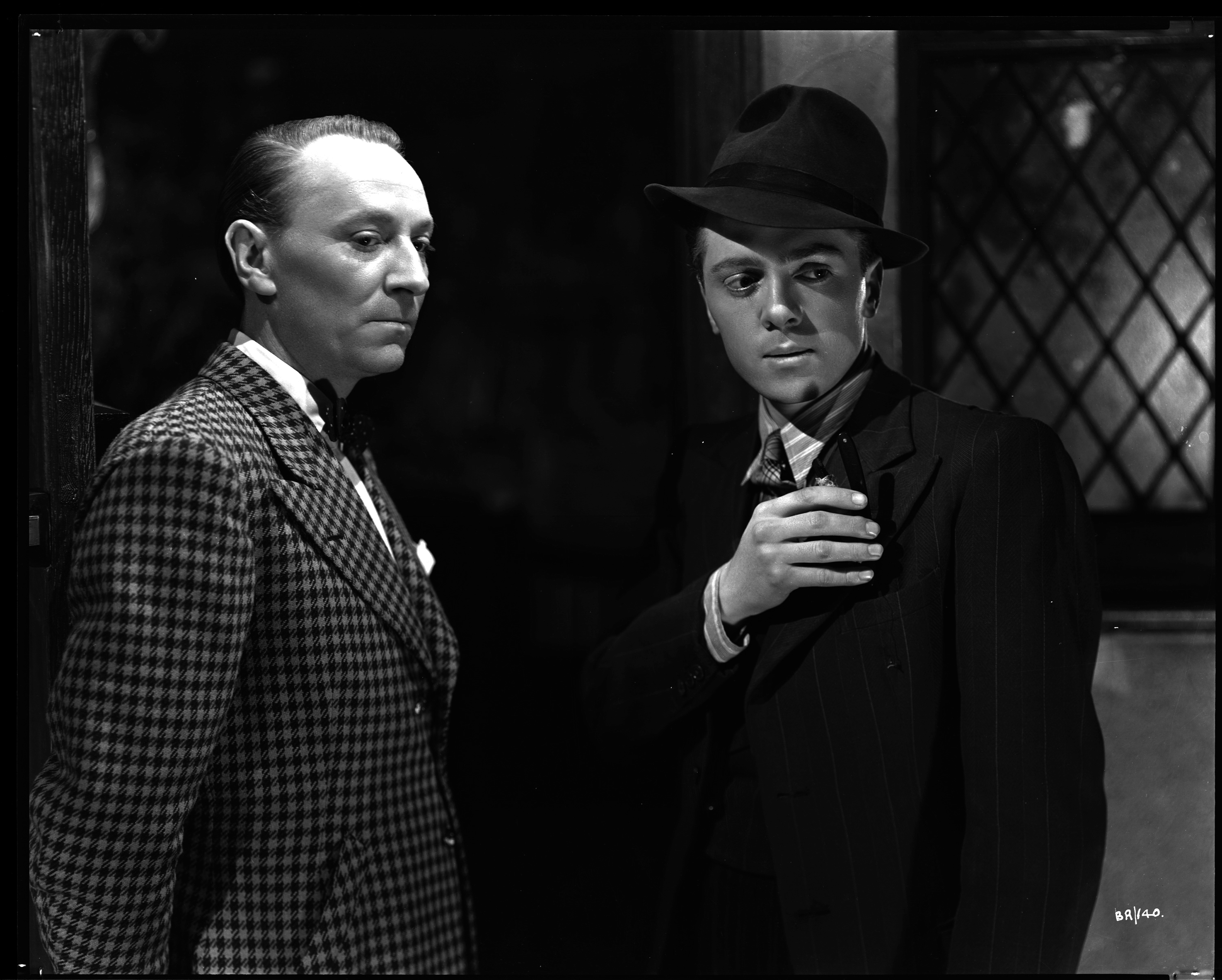 Richard Attenborough and William Hartnell in Brighton Rock (1948)