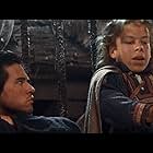 Val Kilmer and Warwick Davis in Willow (1988)