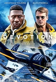 Glen Powell and Jonathan Majors in Devotion (2022)