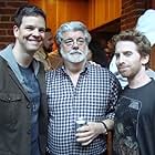 Kevin Shinick, George Lucas, Seth Green.