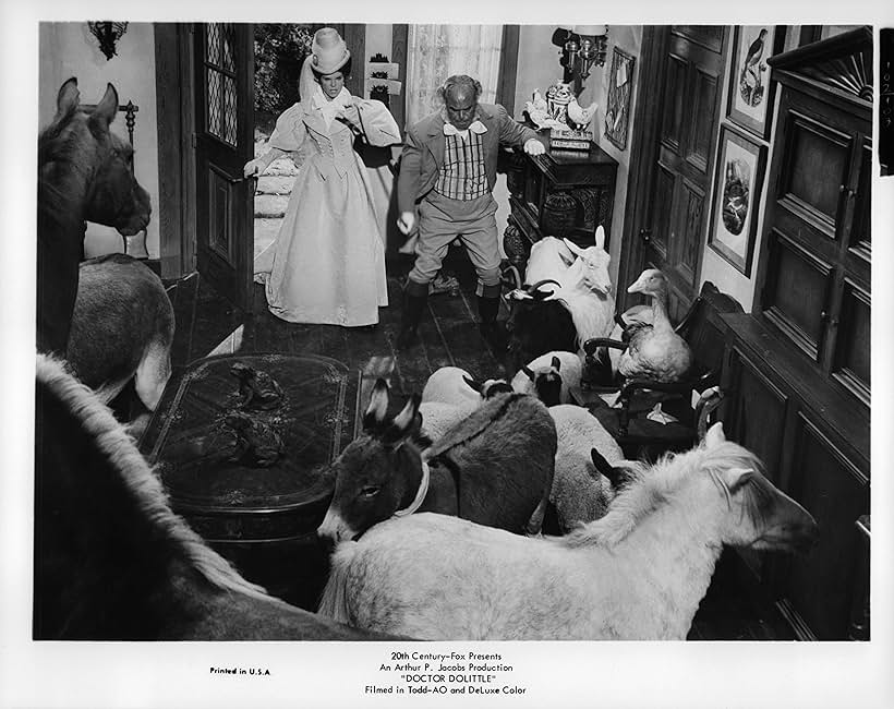 Samantha Eggar and Peter Bull in Doctor Dolittle (1967)