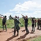 Norman Reedus, Michael Cudlitz, Andrew Lincoln, Brett Gentile, Lauren Cohan, Danai Gurira, Karen Ceesay, Tom Payne, and Steven Yeun in The Walking Dead (2010)