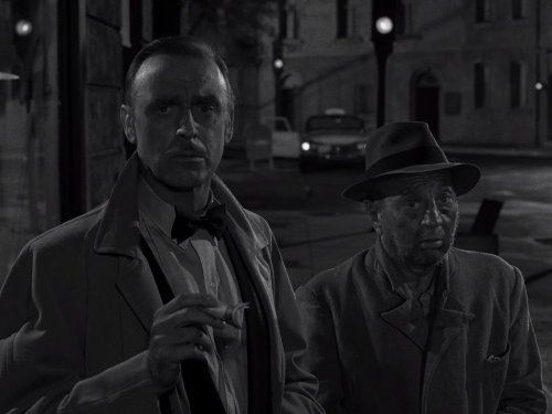 Jay Adler and John Dehner in The Twilight Zone (1959)