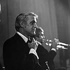 Pete Candoli (brother Conte in background) circa 1970s ** Sheryl Deauville Candoli Collection Trumpeter, Jazz, Musician, Tuxedo, Bow+Tie, Profile, 1/2+Length, Black+and+White pete