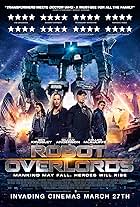 Gillian Anderson, Ben Kingsley, Callan McAuliffe, and Ella Hunt in Robot Overlords (2014)