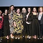 Keri Russell, Karen Pierce, Janice Williams, Debora Cahn, Bela Bajaria, Sahar Vahedi, and Jinny Howe at an event for The Diplomat (2023)