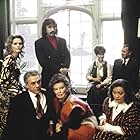 Katharine Hepburn, Joseph Cotten, Lee Remick, Kate Reid, Paul Scofield, Edward Albee, and Betsy Blair in A Delicate Balance (1973)