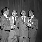 Jerry Lewis, Dean Martin, and Frankie Laine