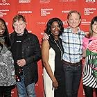 Robert Redford, Nadine Burke, James Redford, and Dana Schwartz