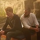 Oscar Isaac and Domhnall Gleeson in Ex Machina (2014)