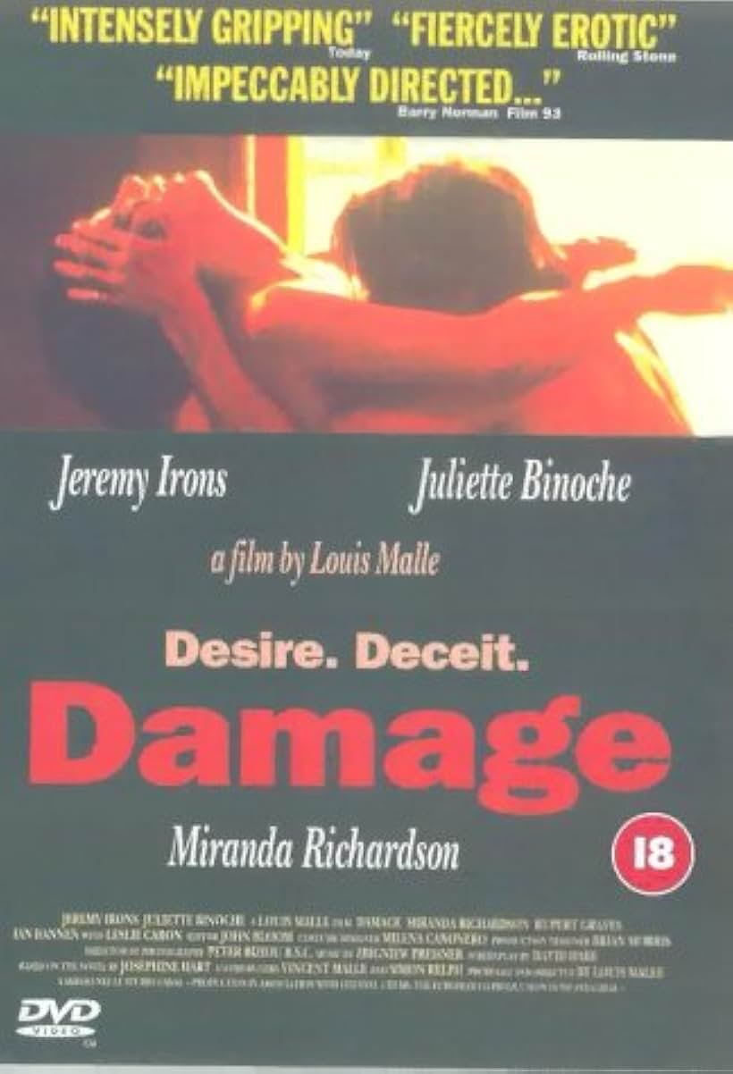 Juliette Binoche and Jeremy Irons in Damage (1974)