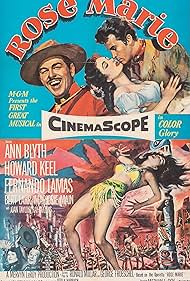Ann Blyth, Howard Keel, and Fernando Lamas in Rose Marie (1954)