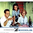 Paul Newman, Eva Marie Saint, and Alexandra Stewart in Exodus (1960)