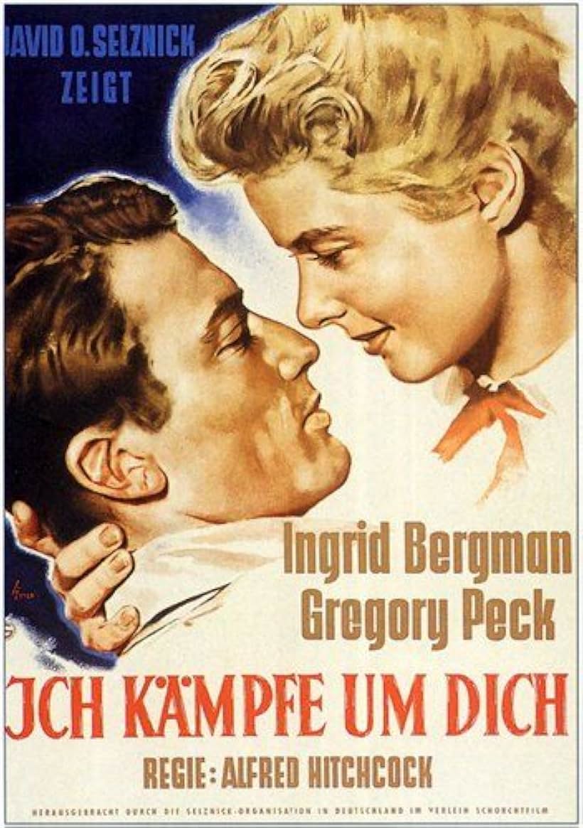 Ingrid Bergman and Gregory Peck in Spellbound (1945)