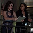 Salli Richardson-Whitfield and Allison Scagliotti in Stitchers (2015)