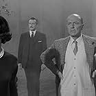 George C. Scott, Clive Brook, Jacques Roux, and Dana Wynter in The List of Adrian Messenger (1963)