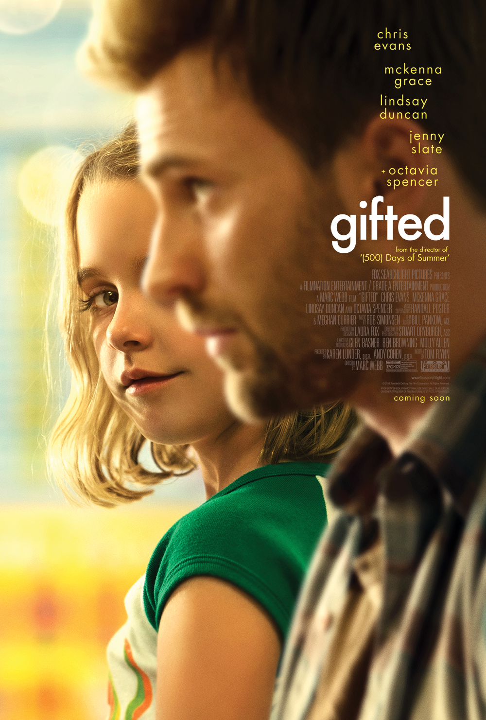 Chris Evans and Mckenna Grace in Gifted (2017)