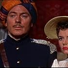 Eunice Gayson and Michael Wilding in Zarak (1956)