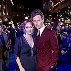 J.K. Rowling and Eddie Redmayne