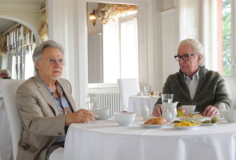 Harvey Keitel and Michael Caine in Youth (2015)