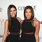 Gina Rodriguez and Victoria Justice at an event for Marie Claire Young Women's Honors (2016)