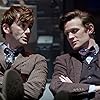 David Tennant and Matt Smith in Doctor Who (2005)