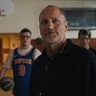 Woody Harrelson, Ashton Gunning, Tom Sinclair, James Day Keith, and Casey Metcalfe in Champions (2023)