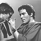 William Shatner and Jonathan Erland in Julius Caesar (1960)