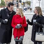 Dean Cain, Cynthia Gibb, and Melissa Joan Hart in Broadcasting Christmas (2016)