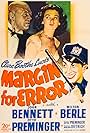 Joan Bennett, Milton Berle, and Otto Preminger in Margin for Error (1943)