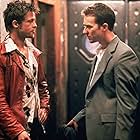 Brad Pitt and Edward Norton in Fight Club (1999)