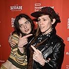 Dylan Gelula and Cameron Esposito at an event for First Girl I Loved (2016)