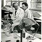 Bradford Dillman and Alan Fudge in Bug (1975)