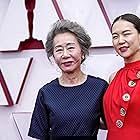 Youn Yuh-jung and Han Ye-ri at an event for The Oscars (2021)