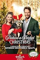 Merritt Patterson, Jon Cor, and Gidget in Picture a Perfect Christmas (2019)