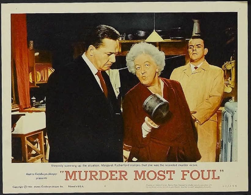 Windsor Davies, Margaret Rutherford, and Charles 'Bud' Tingwell in Murder Most Foul (1964)