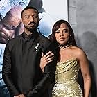 Michael B. Jordan and Tessa Thompson at an event for Creed III (2023)