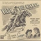 Constance Bennett and Bruce Cabot in Wild Bill Hickok Rides (1942)