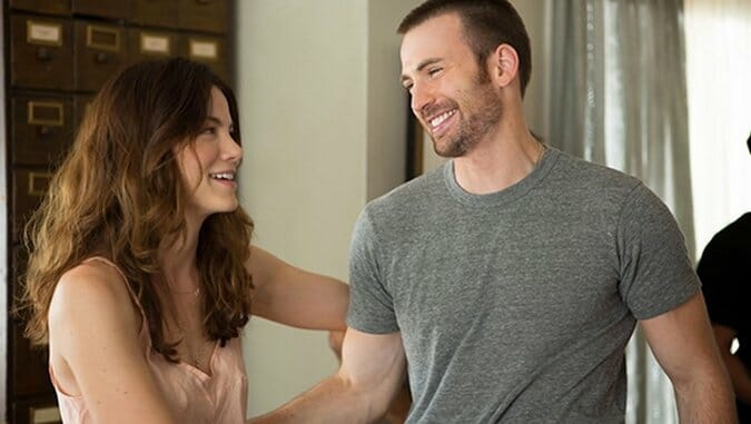 Chris Evans and Michelle Monaghan in Playing It Cool (2014)