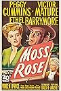 Ethel Barrymore, Victor Mature, and Peggy Cummins in Moss Rose (1947)