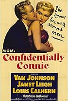 Janet Leigh and Van Johnson in Confidentially Connie (1953)