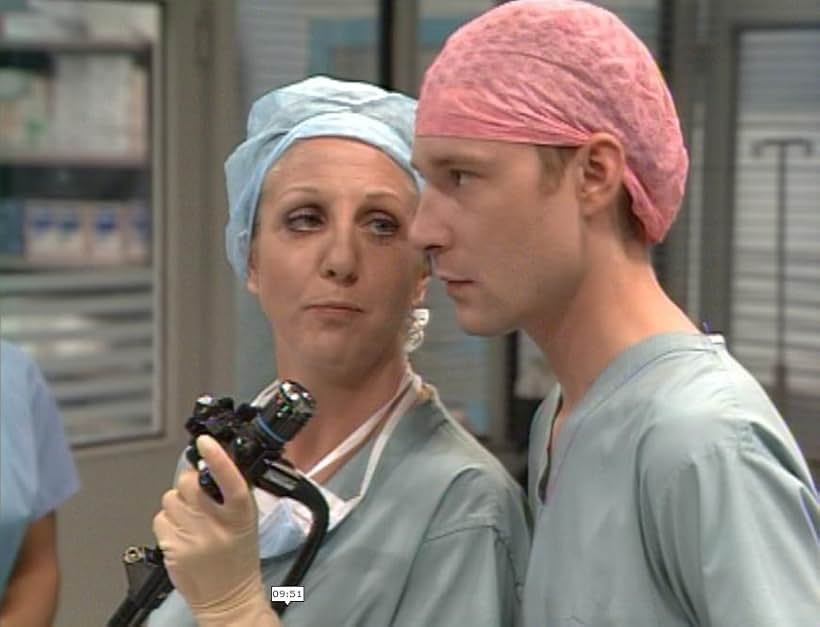 Andrew Groves and Nichola McAuliffe in Surgical Spirit (1989)